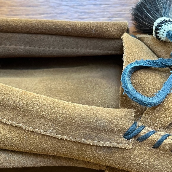 HALF PRICE SALE - Loeffler Randall Suede Tassel Accent Moccasins - Picture 6 of 9